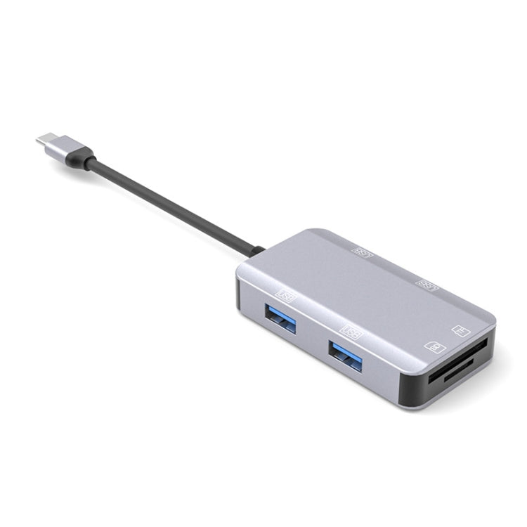 Hub USB-C 6 in 1 con slot SD, TF e 4 porte USB femmina