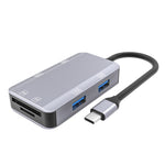 Hub USB-C 6 in 1 con slot SD, TF e 4 porte USB femmina