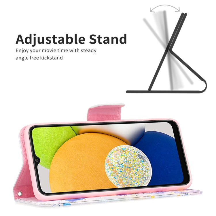Custodia portafoglio in pelle per Samsung Galaxy A03