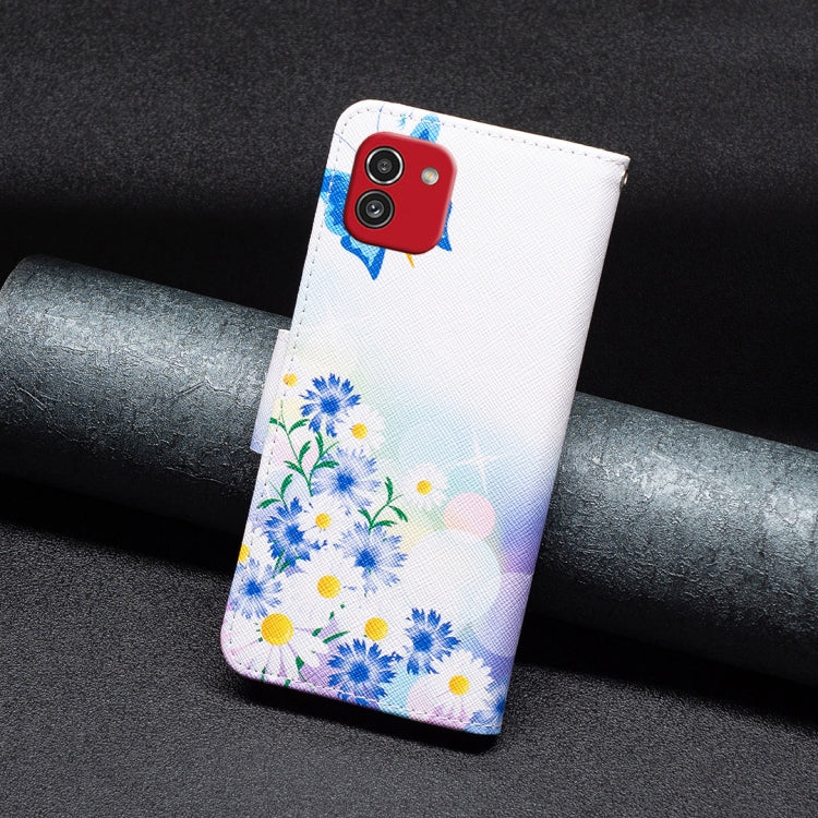 Custodia portafoglio in pelle per Samsung Galaxy A03