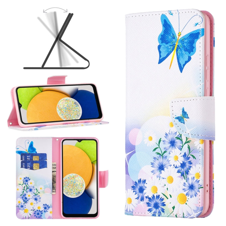 Custodia portafoglio in pelle per Samsung Galaxy A03