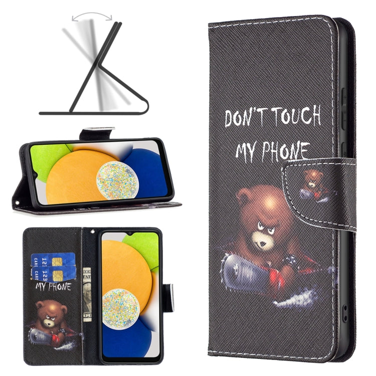 Custodia portafoglio in pelle per Samsung Galaxy A03