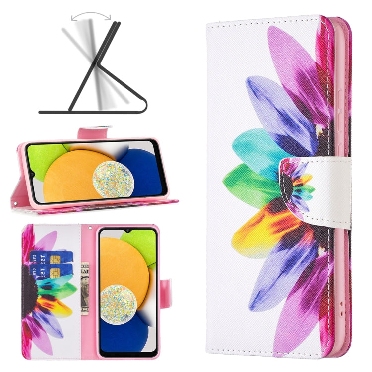 Custodia portafoglio in pelle per Samsung Galaxy A03