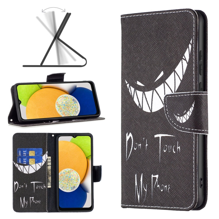 Custodia portafoglio in pelle per Samsung Galaxy A03