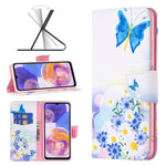 Custodia portafoglio in pelle per Samsung Galaxy A03