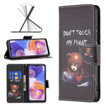 Custodia portafoglio in pelle per Samsung Galaxy A03