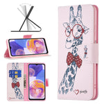 Custodia portafoglio in pelle per Samsung Galaxy A03