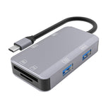 Adattatore USB-C 6 in 1 con slot SD, TF e USB