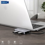 Adattatore USB-C 6 in 1 con slot SD, TF e USB