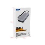 Adattatore USB-C 6 in 1 con slot SD, TF e USB