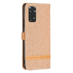 Custodia portafoglio in pelle color denim per Xiaomi Redmi Note 1