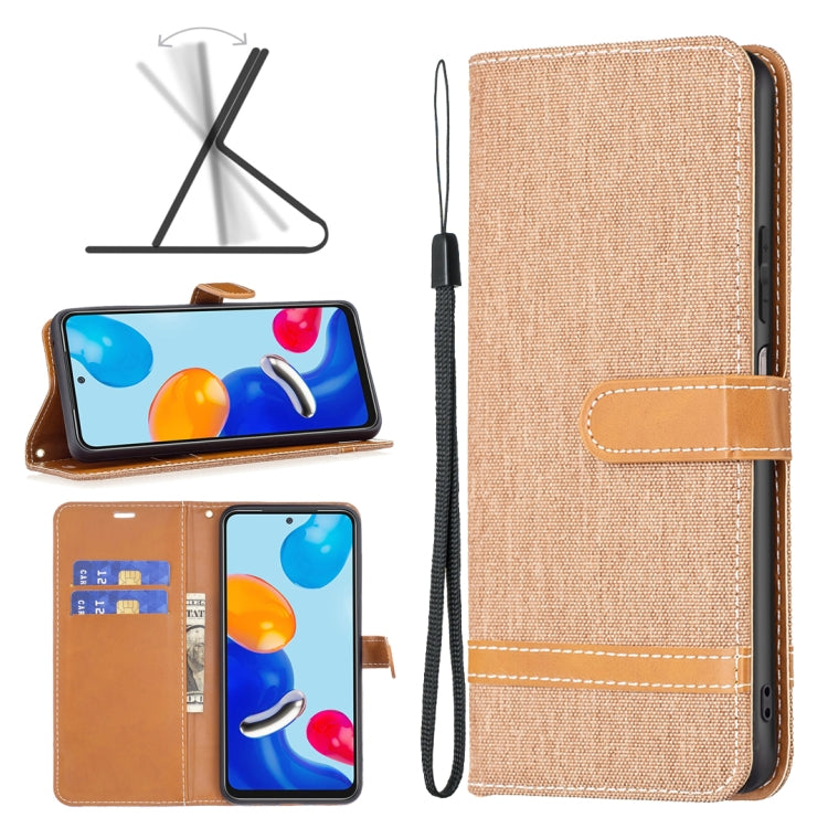 Custodia portafoglio in pelle color denim per Xiaomi Redmi Note 1