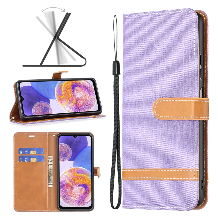 Custodia portafoglio in pelle color denim per Xiaomi Redmi Note 1
