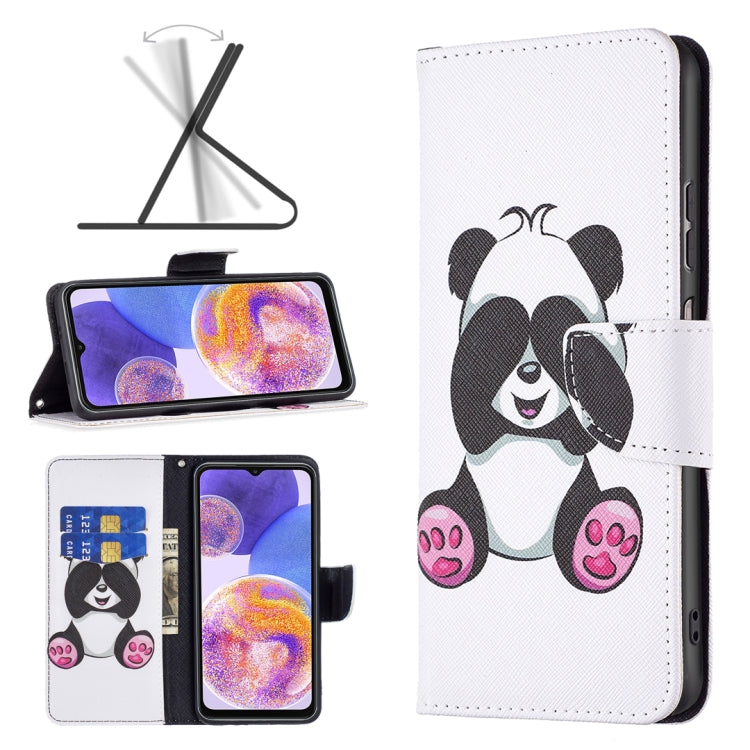 Custodia per cellulare in pelle con motivo a disegno colorato, For Samsung Galaxy A23 5G