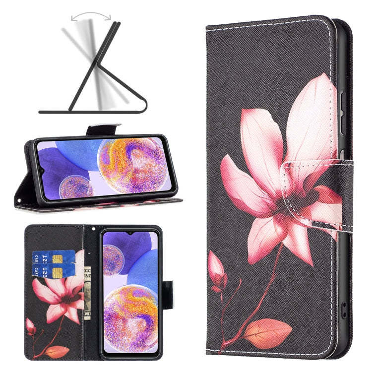 Custodia per cellulare in pelle con motivo a disegno colorato, For Samsung Galaxy A23 5G