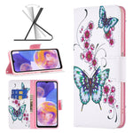 Custodia per cellulare in pelle con motivo a disegno colorato, For Samsung Galaxy A23 5G