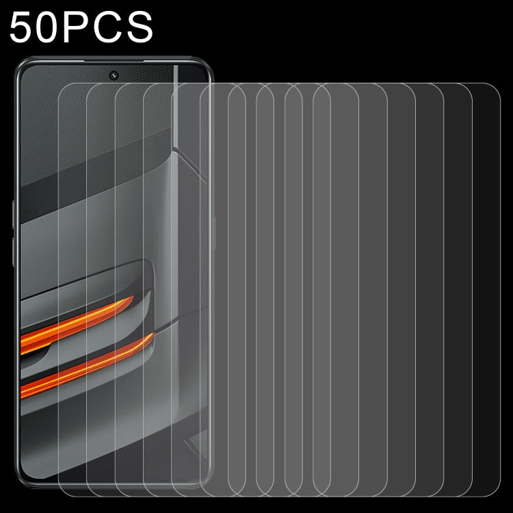 50 pellicole in vetro temperato da 0,26 mm 9H 2,5D, For OPPO K10 / K10 5G China / A96 4G(50 PCS), For OPPO Realme GT Neo3(50 PCS)