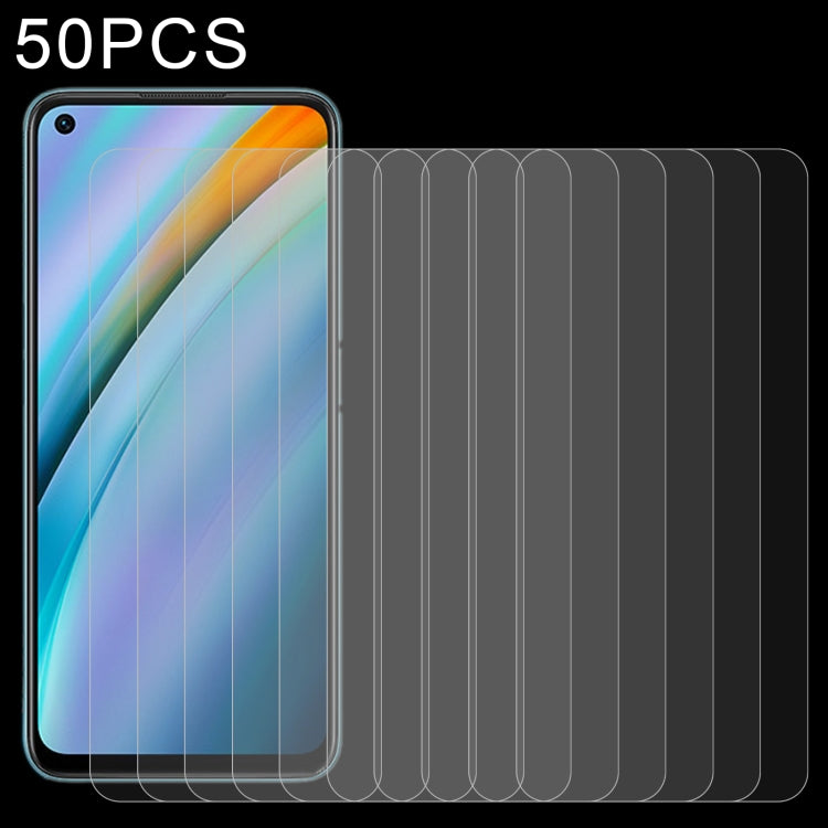 50 pellicole in vetro temperato da 0,26 mm 9H 2,5D, For OPPO K10 / K10 5G China / A96 4G(50 PCS), For OPPO Realme GT Neo3(50 PCS)