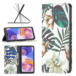 Custodia per telefono in pelle verniciata magnetica invisibile, For Samsung Galaxy A23 5G