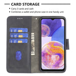Custodia per cellulare in pelle di coccodrillo di colore abbinato, For Samsung Galaxy A23 5G