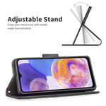 Custodia per cellulare in pelle di coccodrillo di colore abbinato, For Samsung Galaxy A23 5G