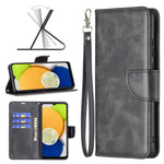 Custodia per telefono in pelle flip color pelle di agnello, For Samsung Galaxy A03 166mm