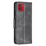 Custodia per telefono in pelle flip color pelle di agnello, For Samsung Galaxy A03 166mm