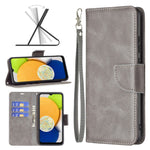 Custodia per telefono in pelle flip color pelle di agnello, For Samsung Galaxy A03 166mm