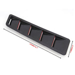Set di finiture per pannello di raffreddamento per prese d'aria per auto 2 in 1, SSW007A-BK-R Black, SSW007A-C-R Carbon Fiber