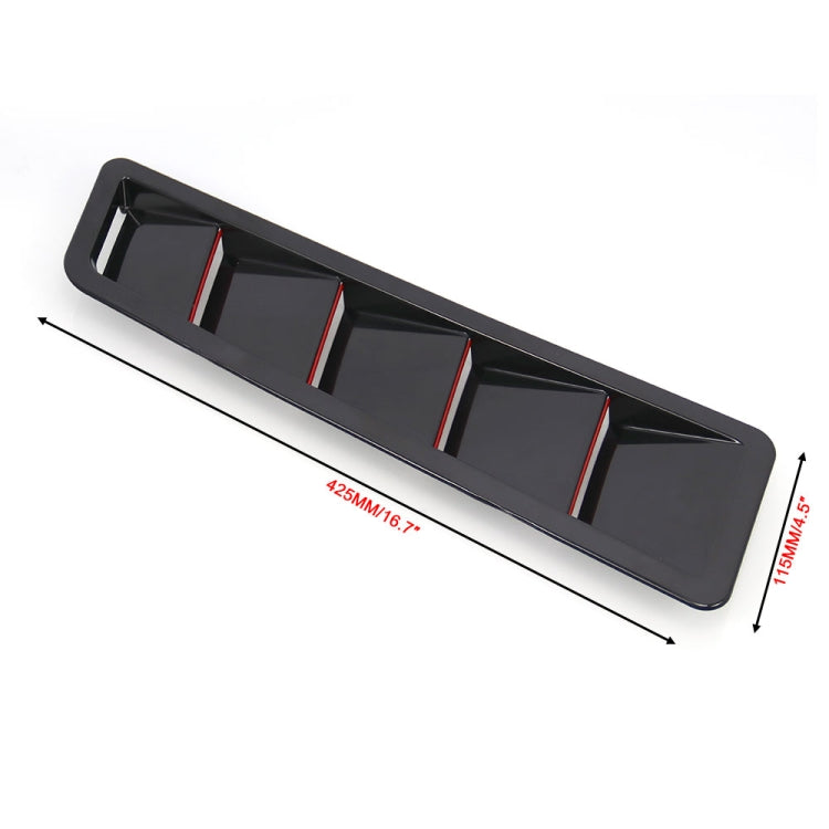 Set di finiture per pannello di raffreddamento per prese d'aria per auto 2 in 1, SSW007A-BK-R Black, SSW007A-C-R Carbon Fiber