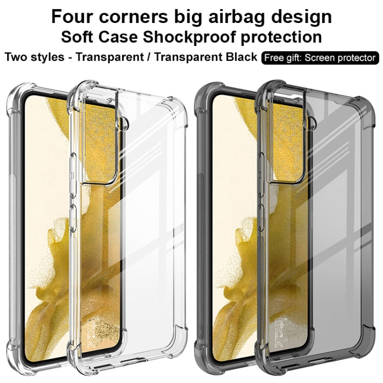 Imak Custodia per telefono in TPU con protezione per lo schermo, For Samsung Galaxy S22 5G, For Samsung Galaxy S22+ 5G, For Samsung Galaxy S22 Ultra 5G