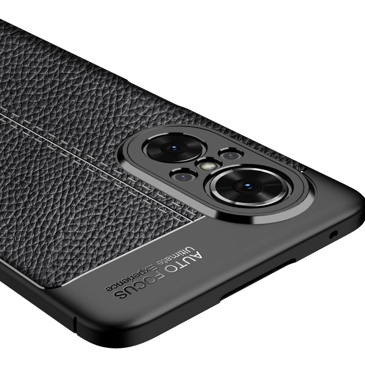 Custodia per telefono in TPU antiurto con texture Litchi, For Huawei nova 9 SE, For Xiaomi Poco M4 Pro Fine Hole Version, For OnePlus Nord CE 2 5G