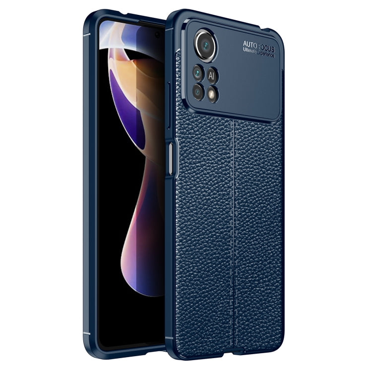 Custodia per telefono in TPU antiurto con texture Litchi, For Huawei nova 9 SE, For Xiaomi Poco M4 Pro Fine Hole Version, For OnePlus Nord CE 2 5G