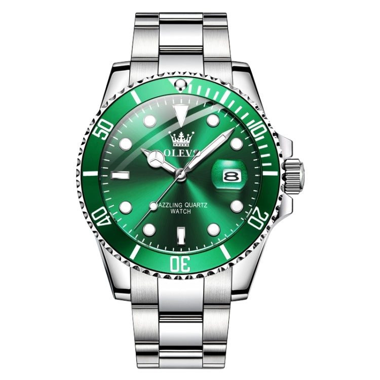Orologio al quarzo luminoso impermeabile da uomo OLEVS 5885