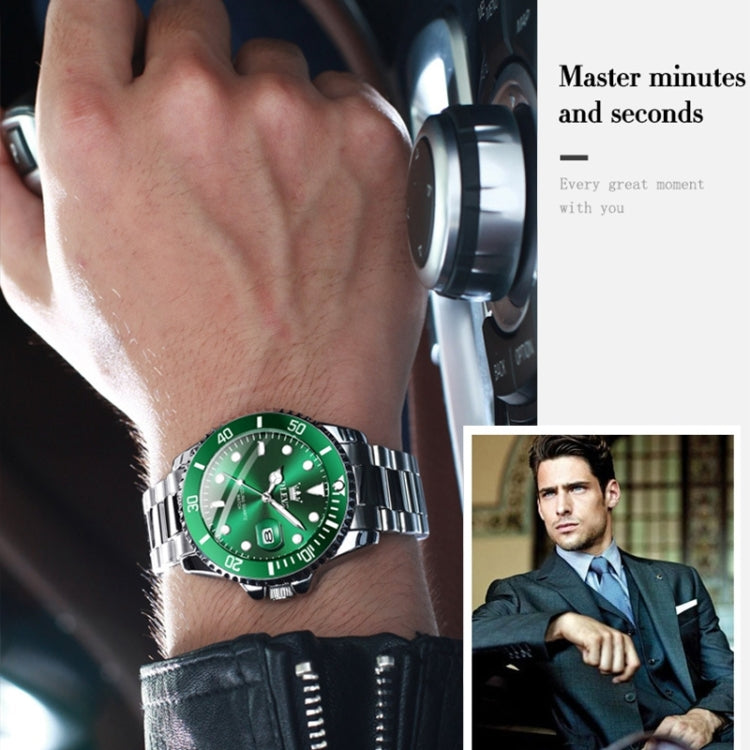 Orologio al quarzo luminoso impermeabile da uomo OLEVS 5885