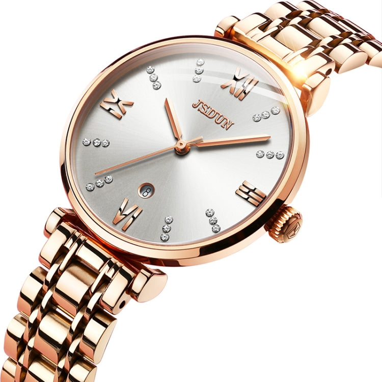 JIN SHI DUN 6533 Orologio al quarzo ultrasottile impermeabile da donna