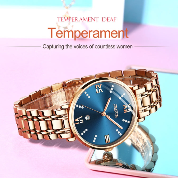 JIN SHI DUN 6533 Orologio al quarzo ultrasottile impermeabile da donna