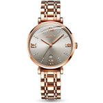 JIN SHI DUN 6533 Orologio al quarzo ultrasottile impermeabile da donna