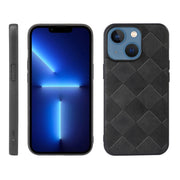 Custodia per telefono in PU scozzese intrecciata, For iPhone 13 mini, For iPhone 12 mini, For iPhone 12 / 12 Pro, For iPhone 12 Pro Max