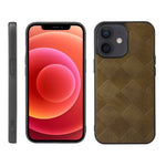 Custodia in PU scozzese intrecciata per iPhone 12 mini
