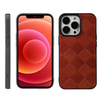 Custodia in PU scozzese intrecciata per iPhone 12 mini
