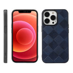 Custodia in PU scozzese intrecciata per iPhone 12 mini