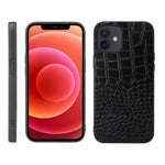 Custodia in pelle con strato coccodrillo per iPhone 12/12 Pro