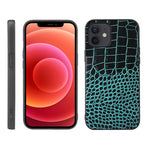 Custodia in pelle con strato coccodrillo per iPhone 12/12 Pro