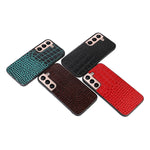 Custodia per telefono in pelle di vacchetta di coccodrillo, For Samsung Galaxy S22 5G, For Samsung Galaxy S22+ 5G, For Samsung Galaxy S22 Ultra 5G, For Samsung Galaxy Z Flip 3 5G, For Samsung Galaxy Z Fold2 5G, For Samsung Galaxy Z Fold3 5G            ...