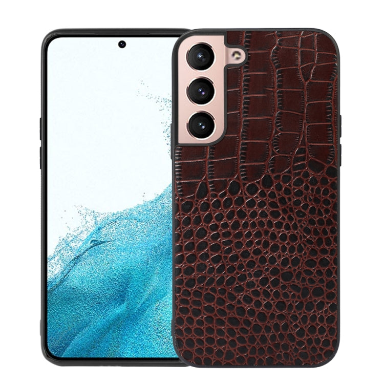 Custodia per telefono in pelle di vacchetta di coccodrillo, For Samsung Galaxy S22 5G, For Samsung Galaxy S22+ 5G, For Samsung Galaxy S22 Ultra 5G, For Samsung Galaxy Z Flip 3 5G, For Samsung Galaxy Z Fold2 5G, For Samsung Galaxy Z Fold3 5G            ...