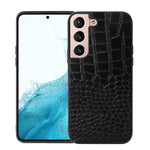 Custodia per telefono in pelle di vacchetta di coccodrillo, For Samsung Galaxy S22 5G, For Samsung Galaxy S22+ 5G, For Samsung Galaxy S22 Ultra 5G, For Samsung Galaxy Z Flip 3 5G, For Samsung Galaxy Z Fold2 5G, For Samsung Galaxy Z Fold3 5G            ...