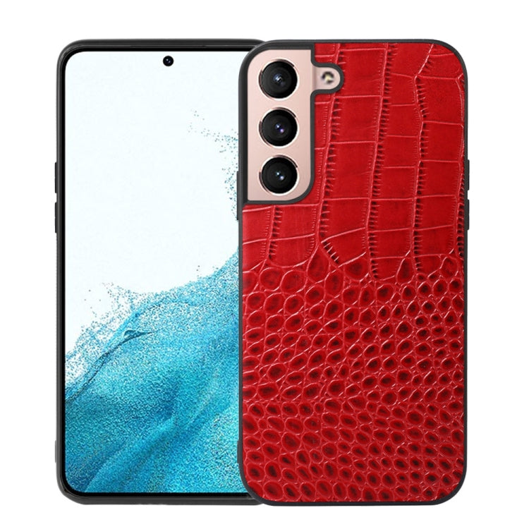 Custodia per telefono in pelle di vacchetta di coccodrillo, For Samsung Galaxy S22 5G, For Samsung Galaxy S22+ 5G, For Samsung Galaxy S22 Ultra 5G, For Samsung Galaxy Z Flip 3 5G, For Samsung Galaxy Z Fold2 5G, For Samsung Galaxy Z Fold3 5G            ...