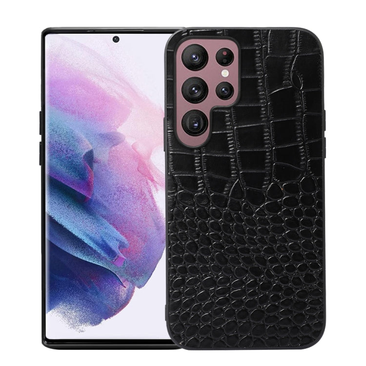 Custodia per telefono in pelle di vacchetta di coccodrillo, For Samsung Galaxy S22 5G, For Samsung Galaxy S22+ 5G, For Samsung Galaxy S22 Ultra 5G, For Samsung Galaxy Z Flip 3 5G, For Samsung Galaxy Z Fold2 5G, For Samsung Galaxy Z Fold3 5G            ...
