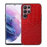 Custodia per telefono in pelle di vacchetta di coccodrillo, For Samsung Galaxy S22 5G, For Samsung Galaxy S22+ 5G, For Samsung Galaxy S22 Ultra 5G, For Samsung Galaxy Z Flip 3 5G, For Samsung Galaxy Z Fold2 5G, For Samsung Galaxy Z Fold3 5G            ...
